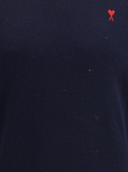 AMI PARIS Pull Col Rond Ami De Coeur