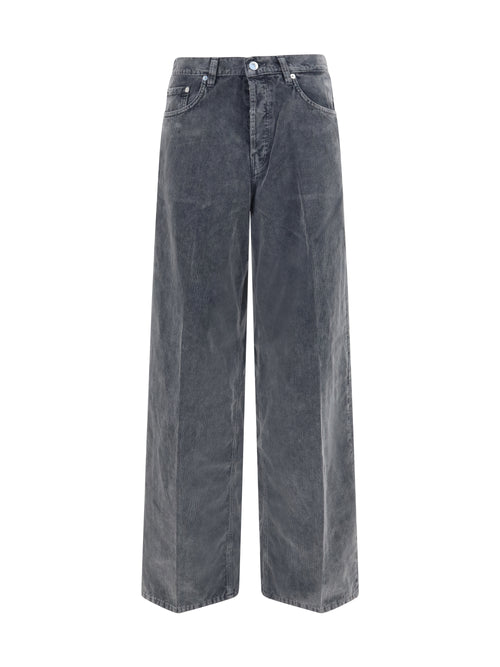 Haikure Bethany Velvet Pier Pants - Grey