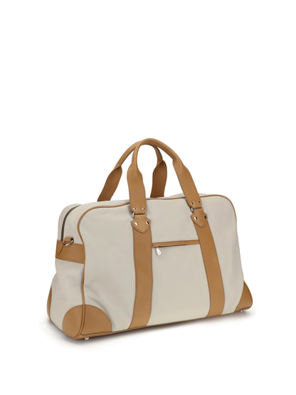 Brunello Cucinelli Street Travel Bag - Ghiaccio+Naturale