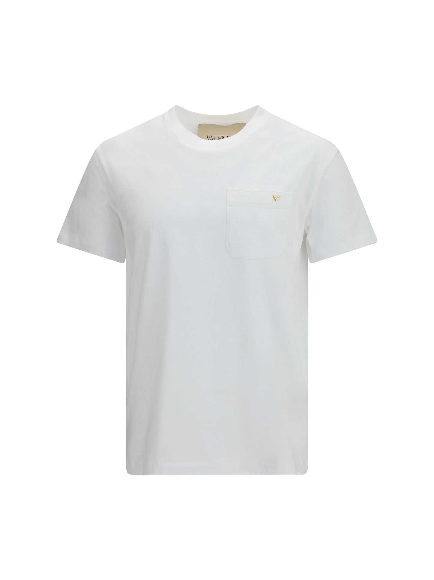 VALENTINO Cotton T-shirt with VGold