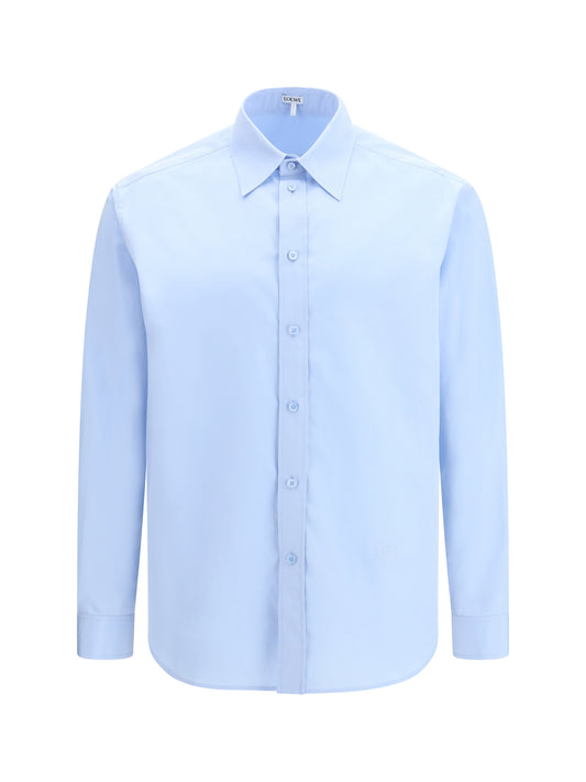 LOEWE Classic cotton Shirt with embroidered Anagram logo