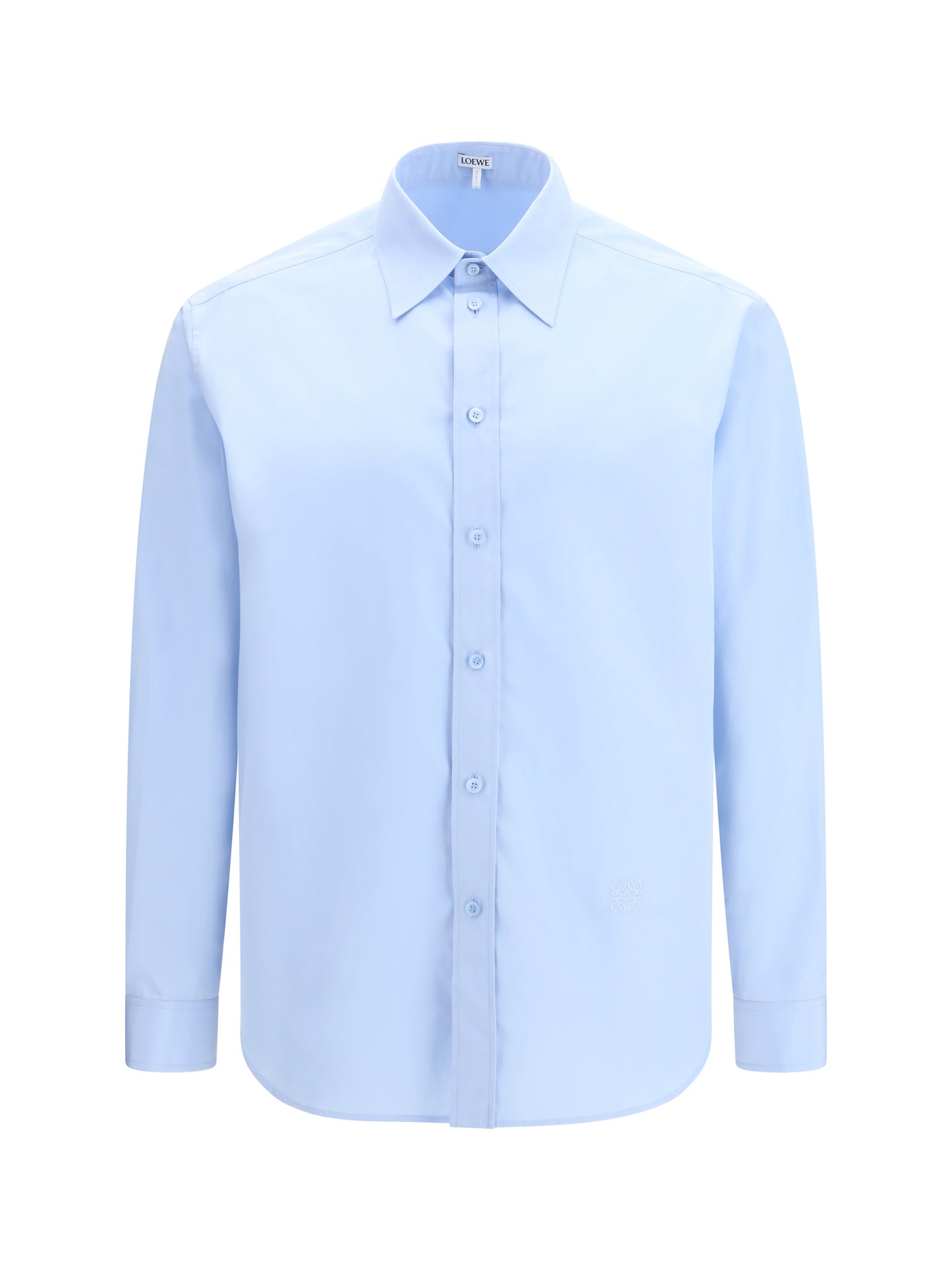 LOEWE Classic cotton Shirt with embroidered Anagram logo