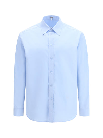 LOEWE Classic cotton Shirt with embroidered Anagram logo
