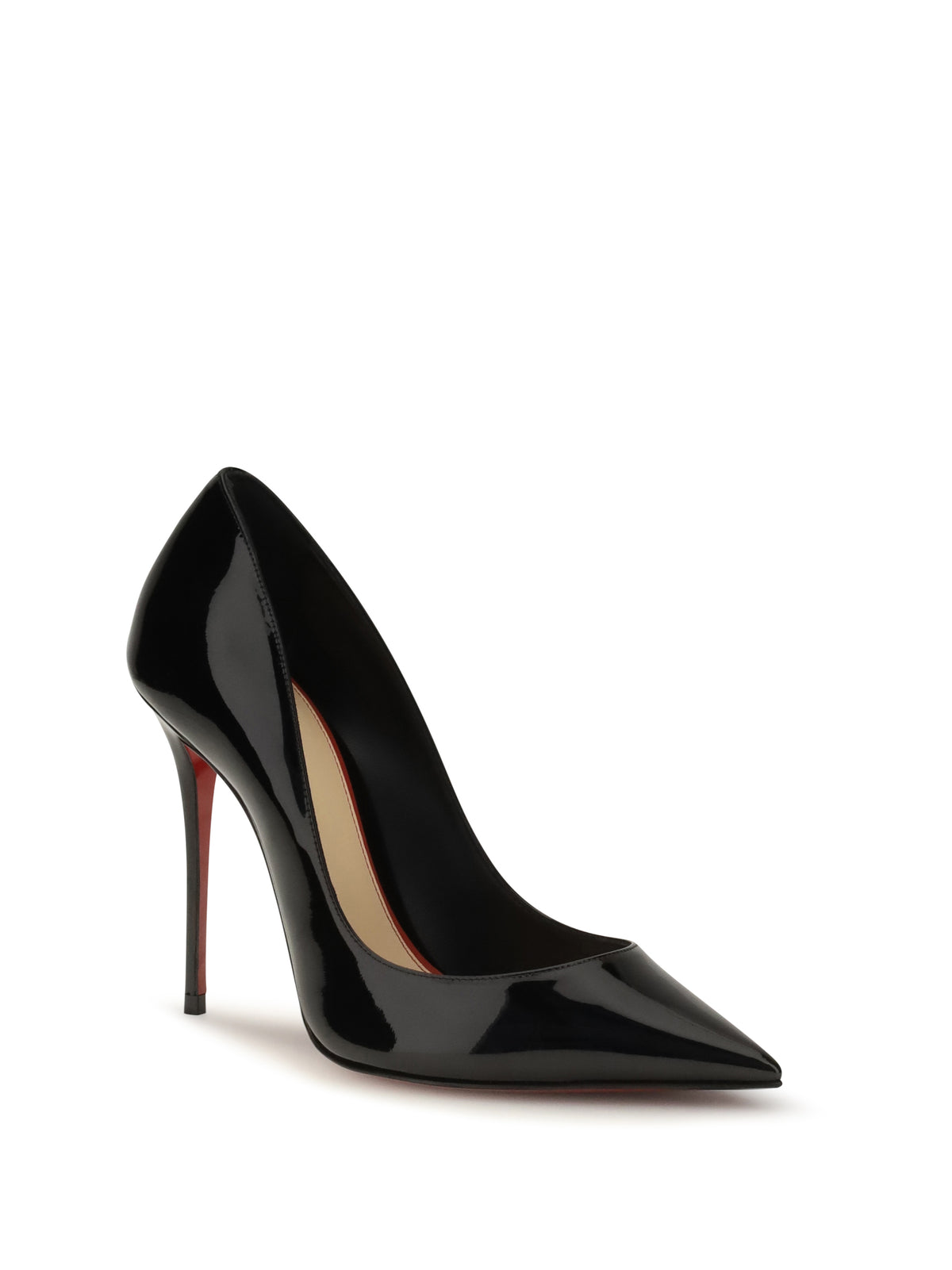 Christian Louboutin La Pigalle patent leather Pumps - Black/Lin Black