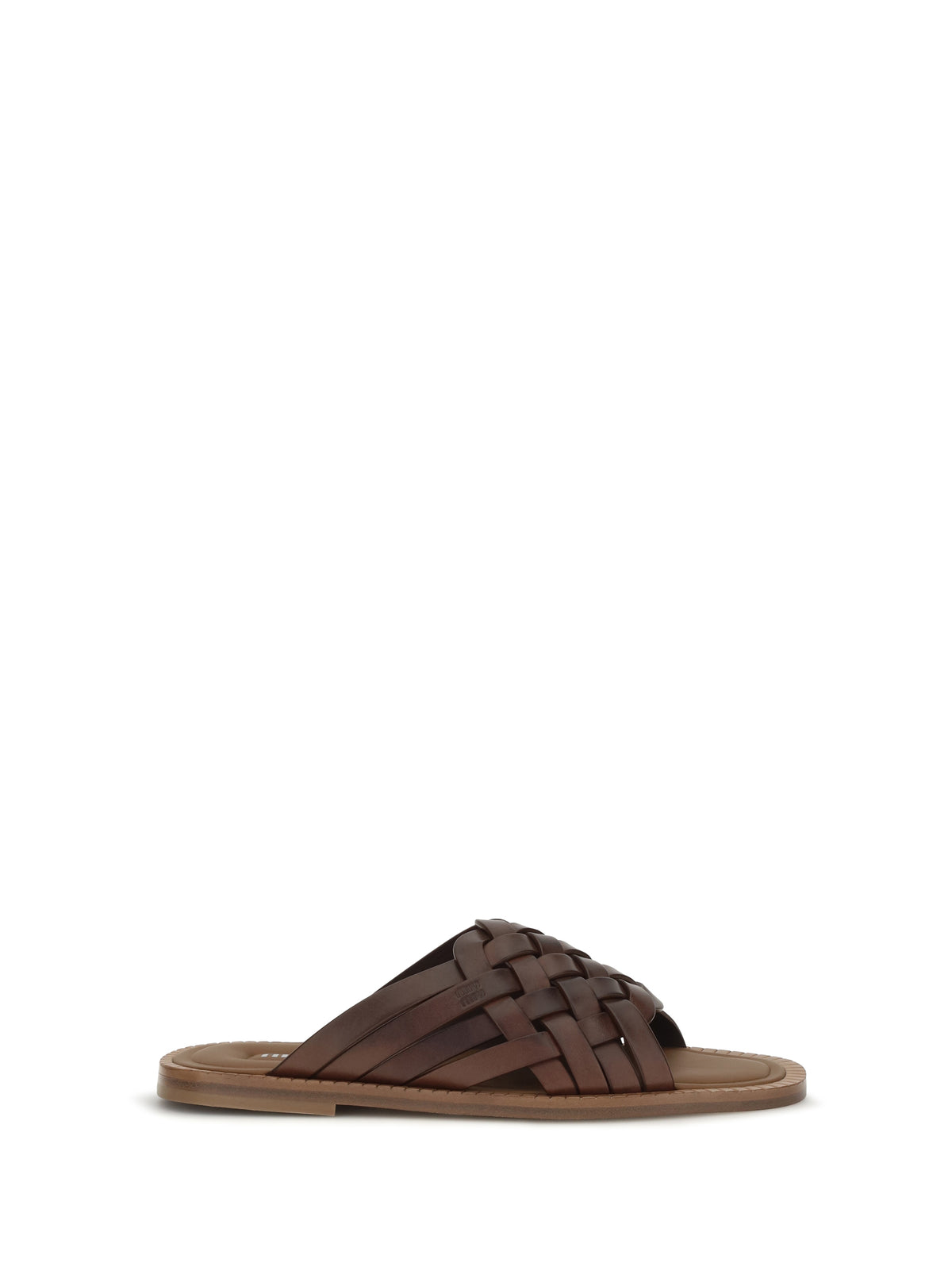 Miu Miu Leather Sandals - Caffe'