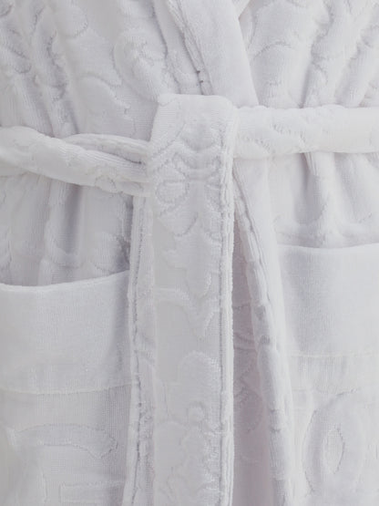 DOLCE & GABBANA Cotton terry Jacquard Bathrobe