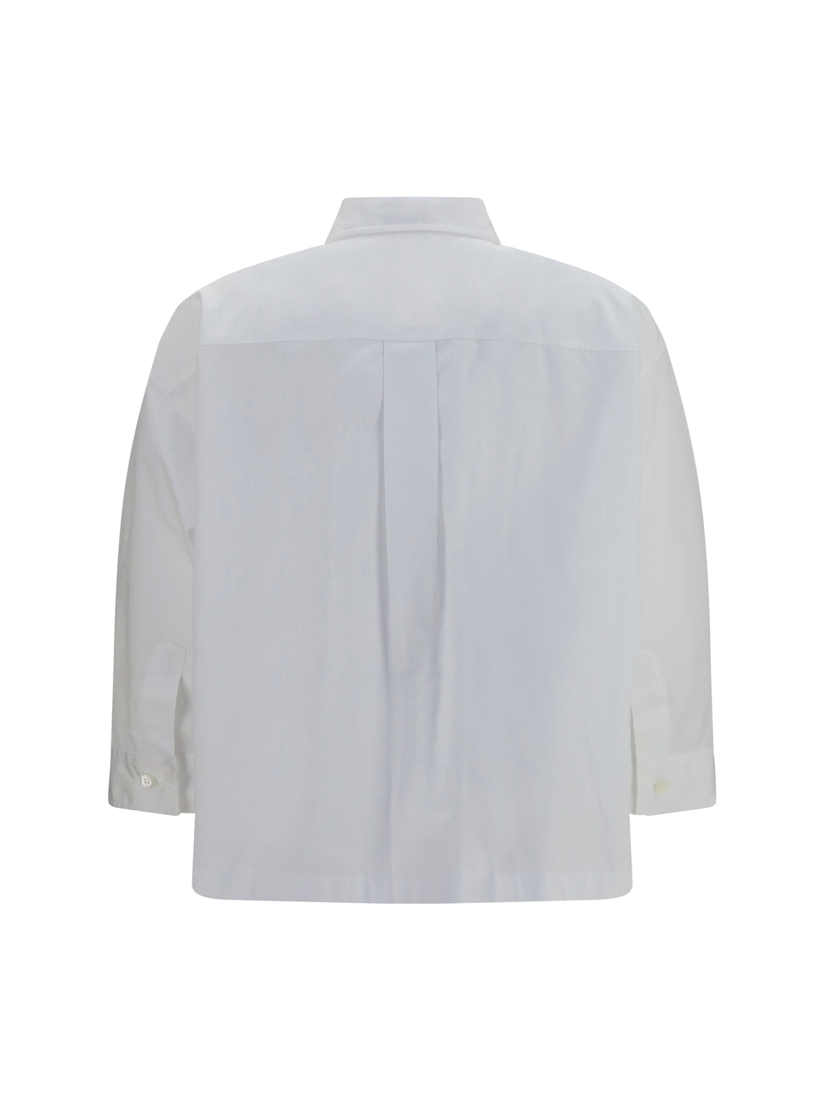 Brunello Cucinelli Cotton Shirt with monili details - White