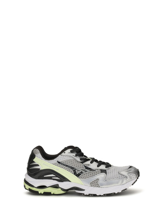 Mizuno Wave Rider 10 Sport Sneakers - Cloudscape/Black Sand/Grossular Green