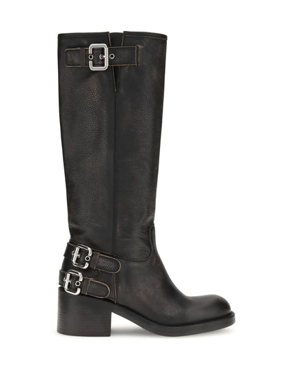 Chloé Dakota biker Boots - Black