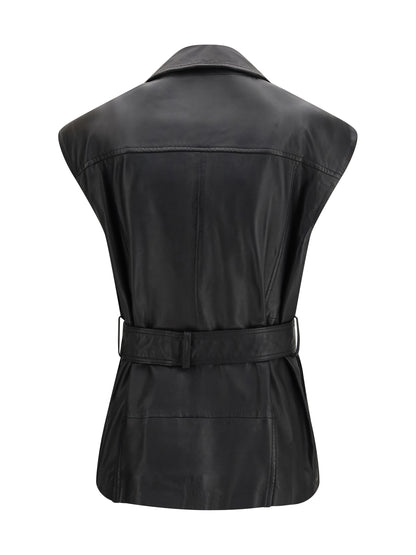 PINKO Gypsy biker-style Vest