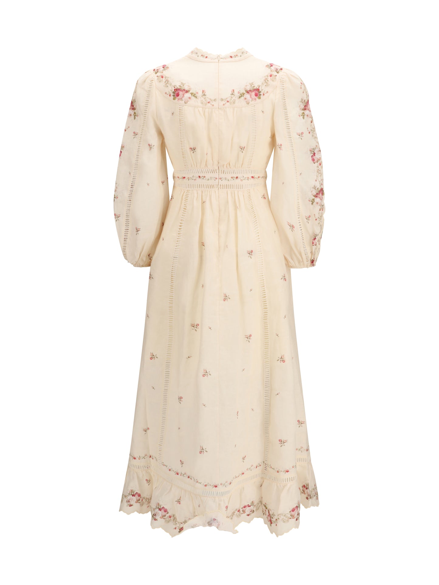 ZIMMERMANN Patience plunging midi Dress