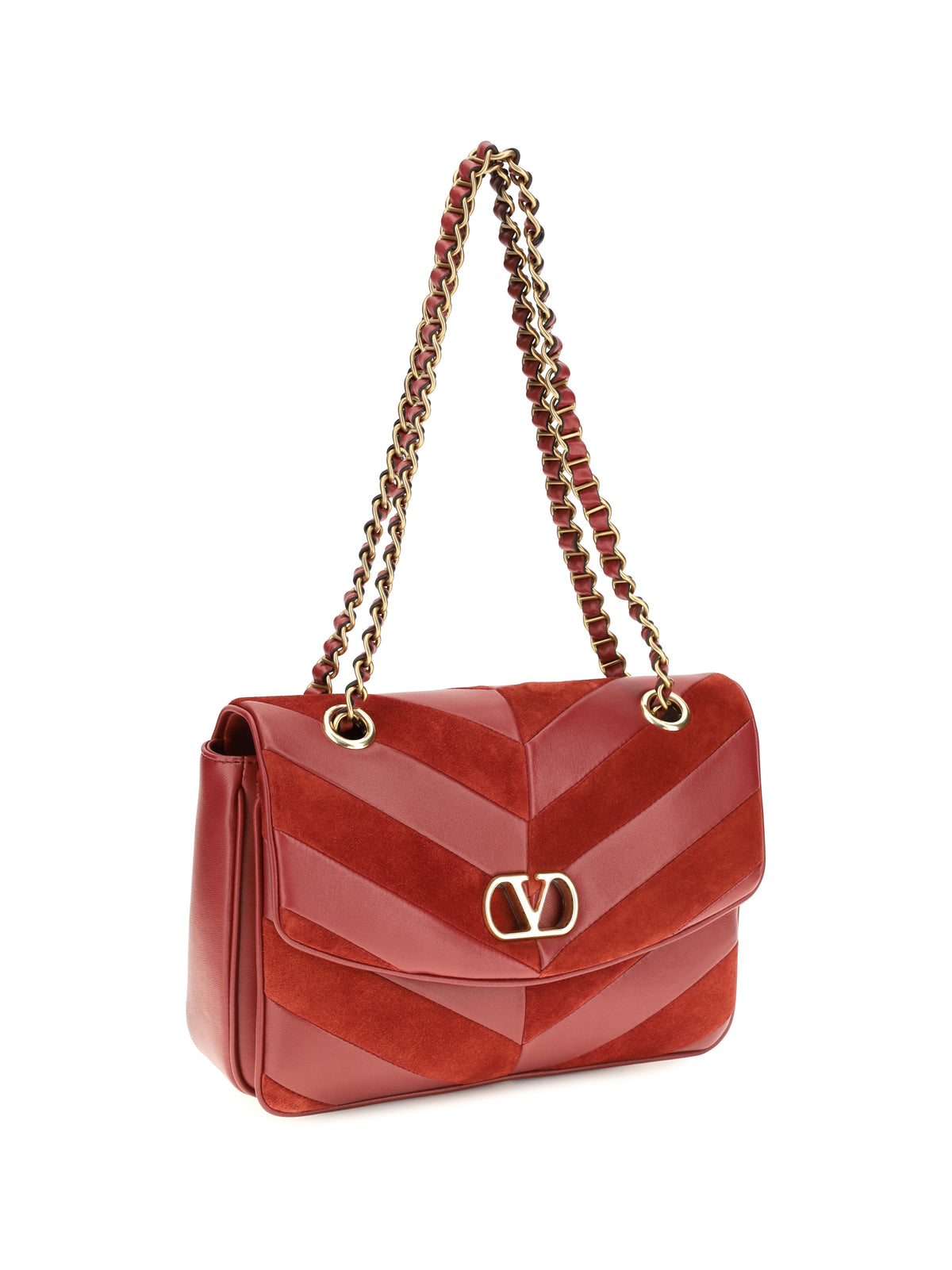 Valentino Garavani Djuna Shoulder Bag - Russet Red
