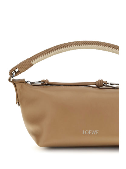 Loewe Mini Cala lamb leather Shoulder Bag - Mocha/Beige