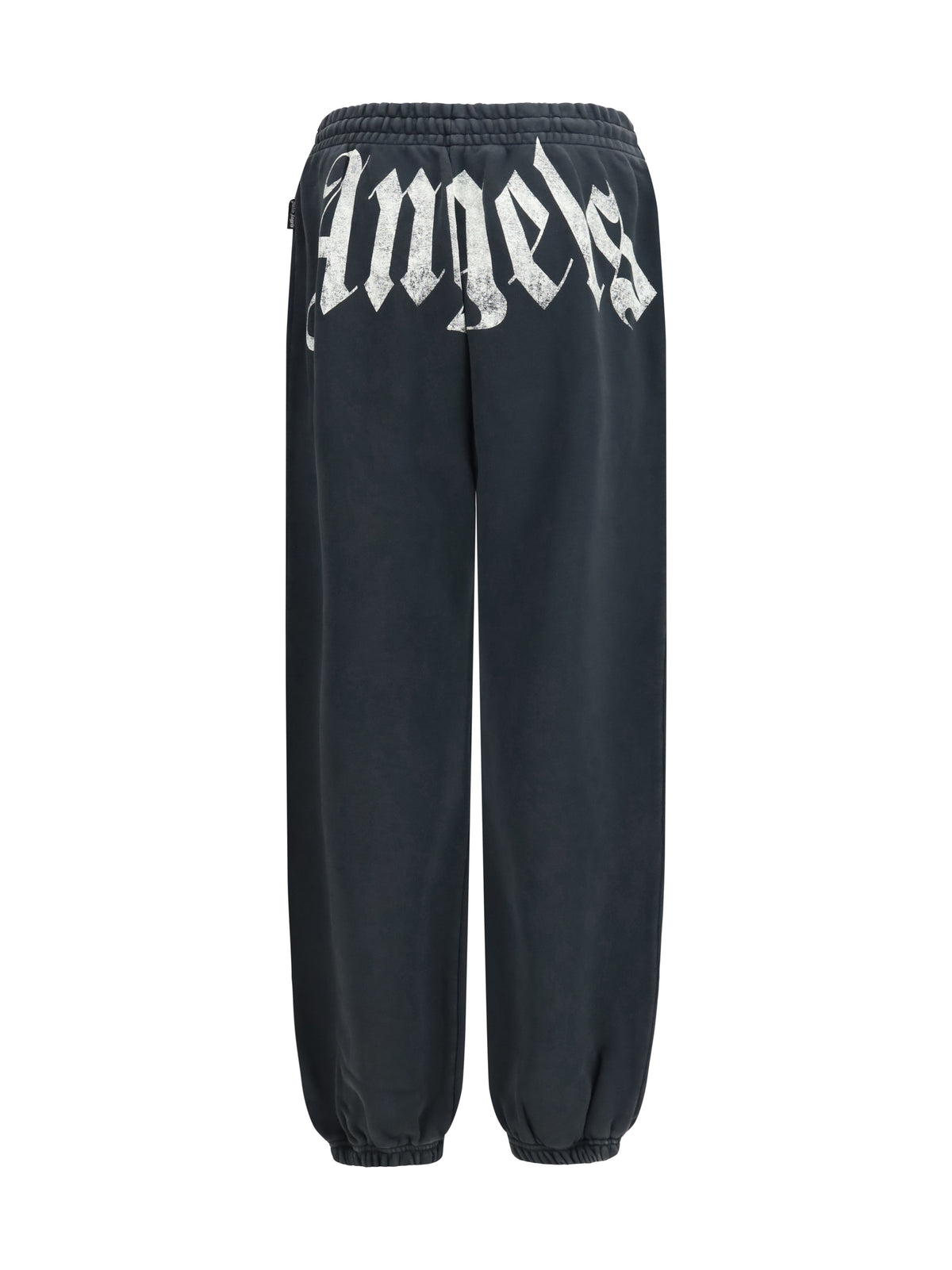 Palm Angels Sweatpants with drawstring and logo - Black-Off White