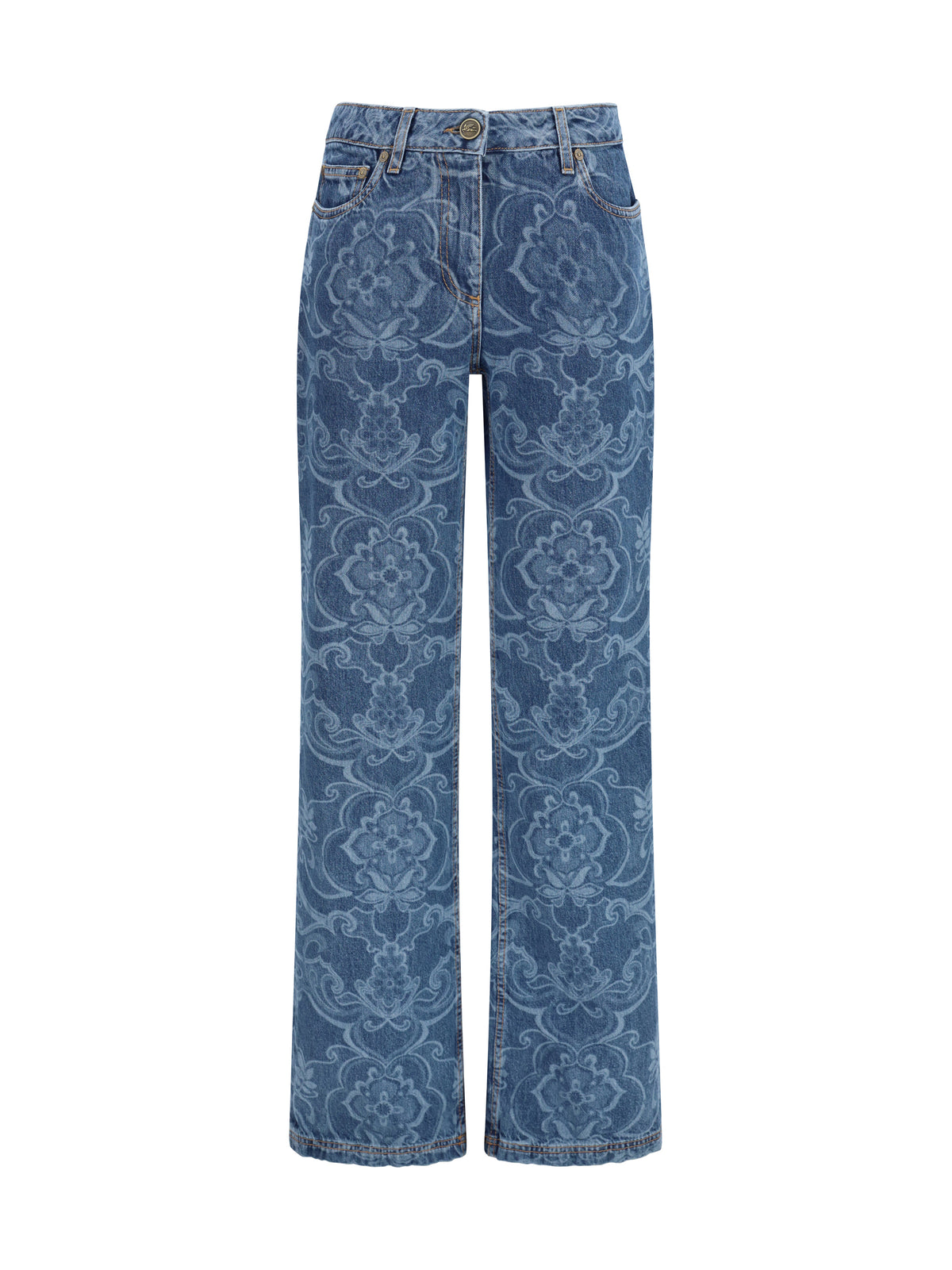 Etro Ornamental jacquard denim Jeans - S9880