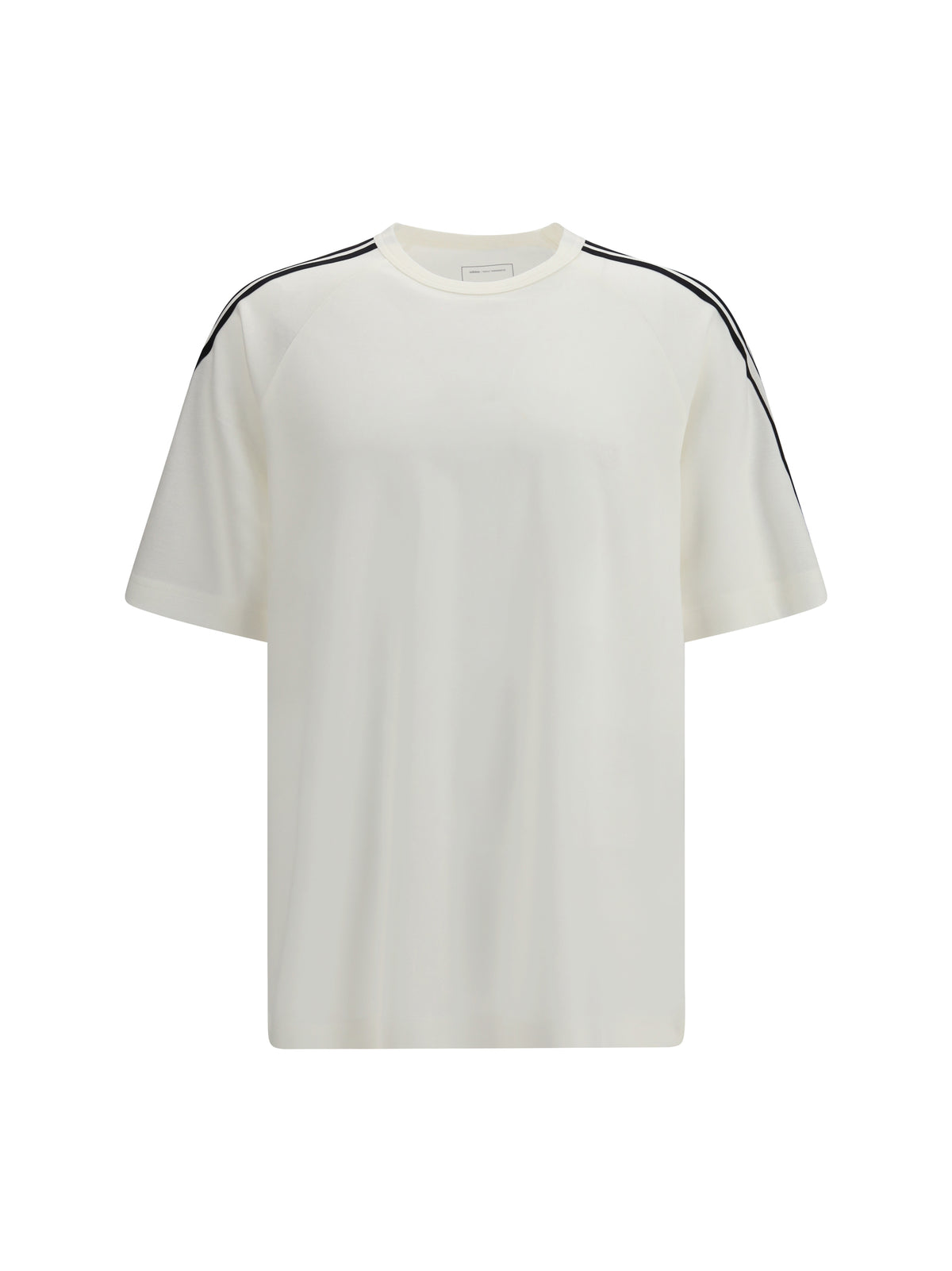 Y-3 Short Sleeve 3-Stripes T-shirt - Cwhite