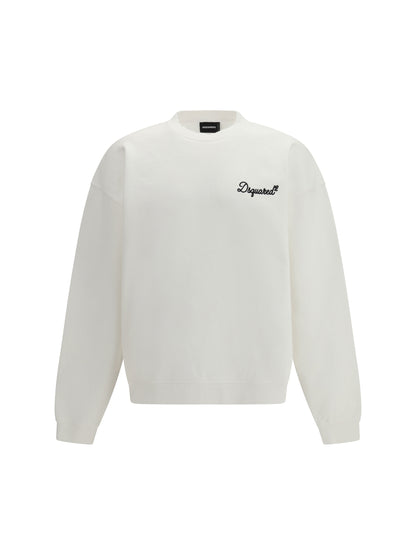 Dsquared2 Logo cotton Sweatshirt - White