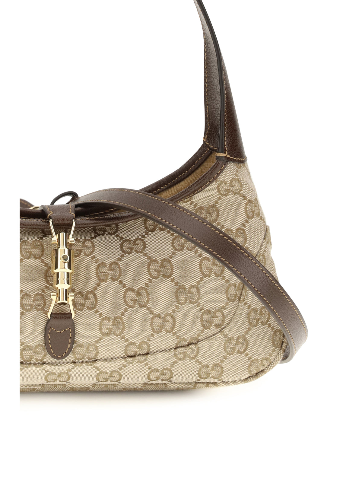 Gucci Medium Jackie Slim Shoulder Bag - Vintag.Sand/Dk Brown