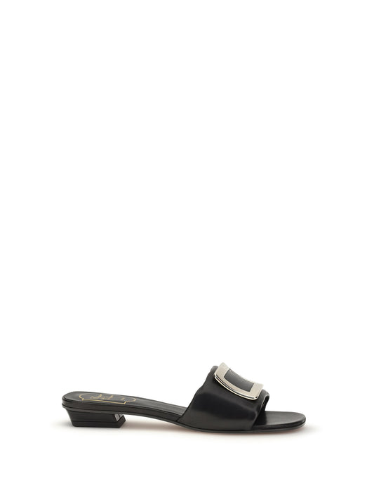 ROGER VIVIER Leather slide Sandals