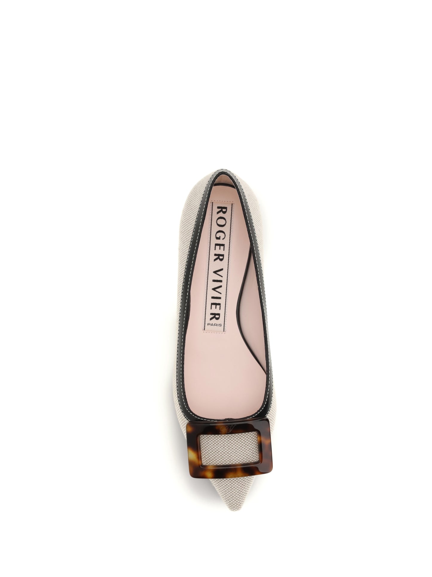 ROGER VIVIER Canvas Gommettine Ballerinas