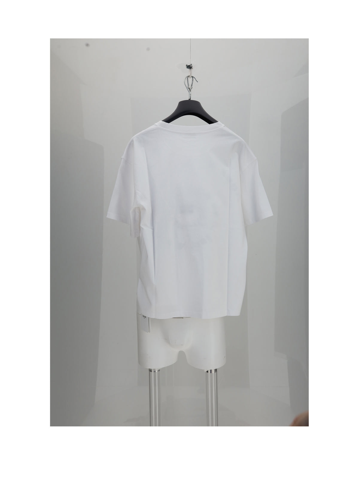 Celine SMALL FIT T-SHIRT - Optic White / Black