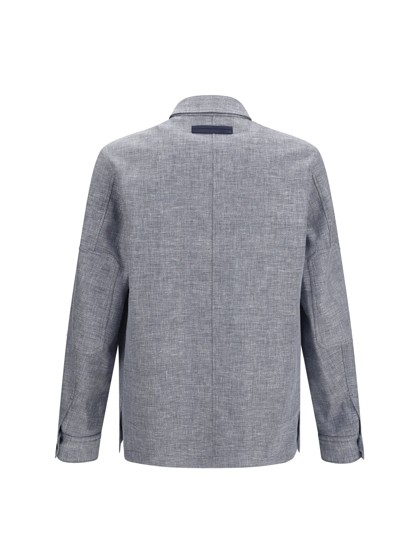 ZEGNA Crossover Shirt Jacket in linen wool and silk