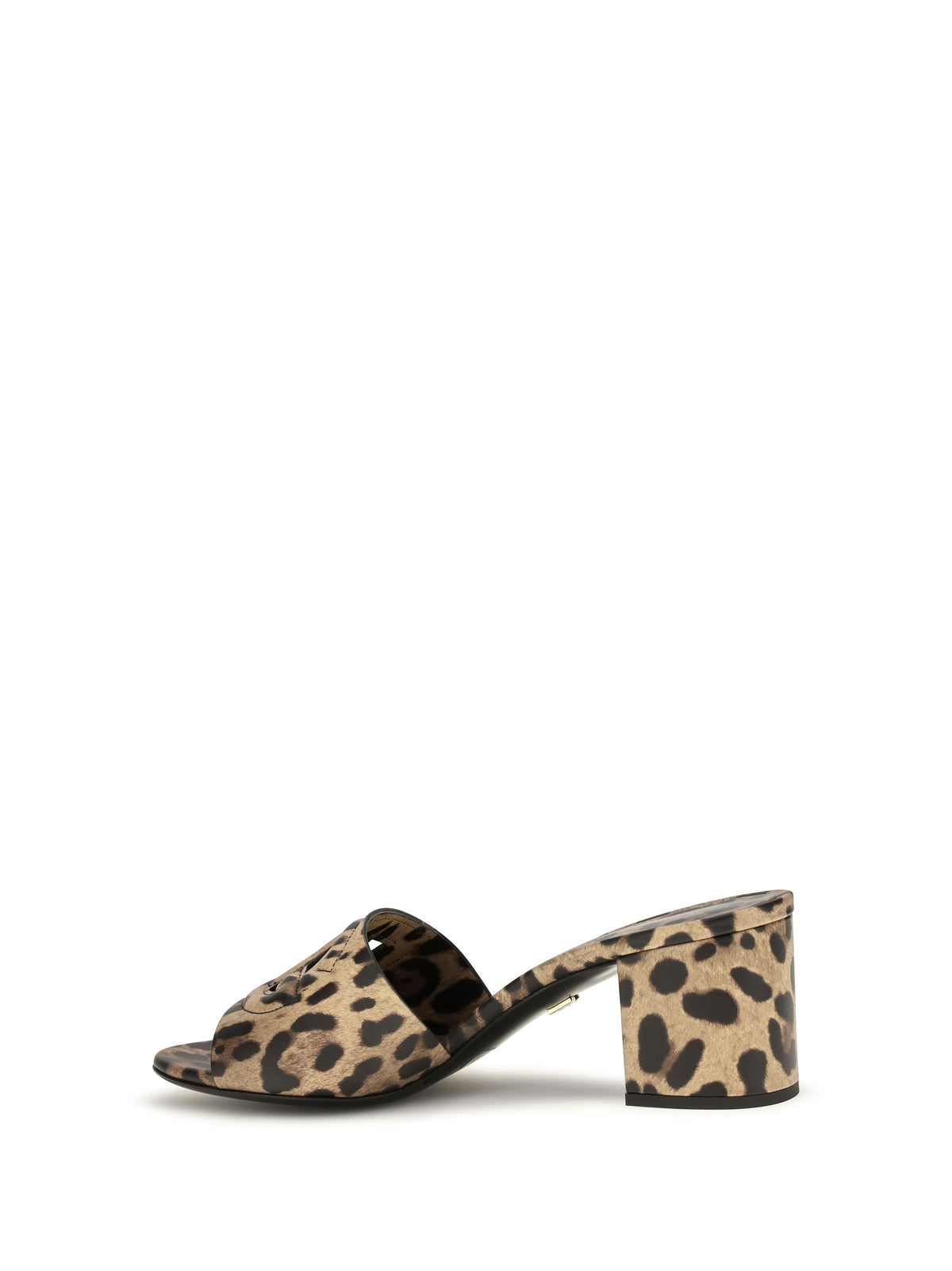 Dolce & Gabbana Leopard print leather Mules - Leo New
