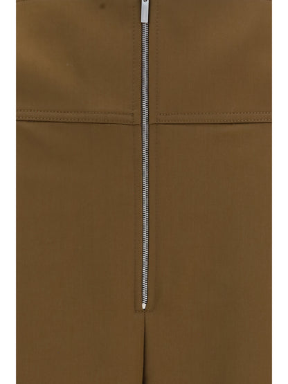 Ferragamo Wide balloon-fit zip Pants - Breen