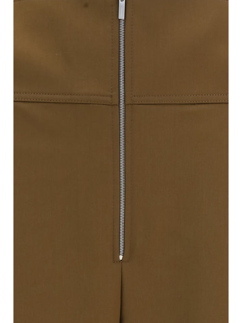 Ferragamo Wide balloon-fit zip Pants - Breen