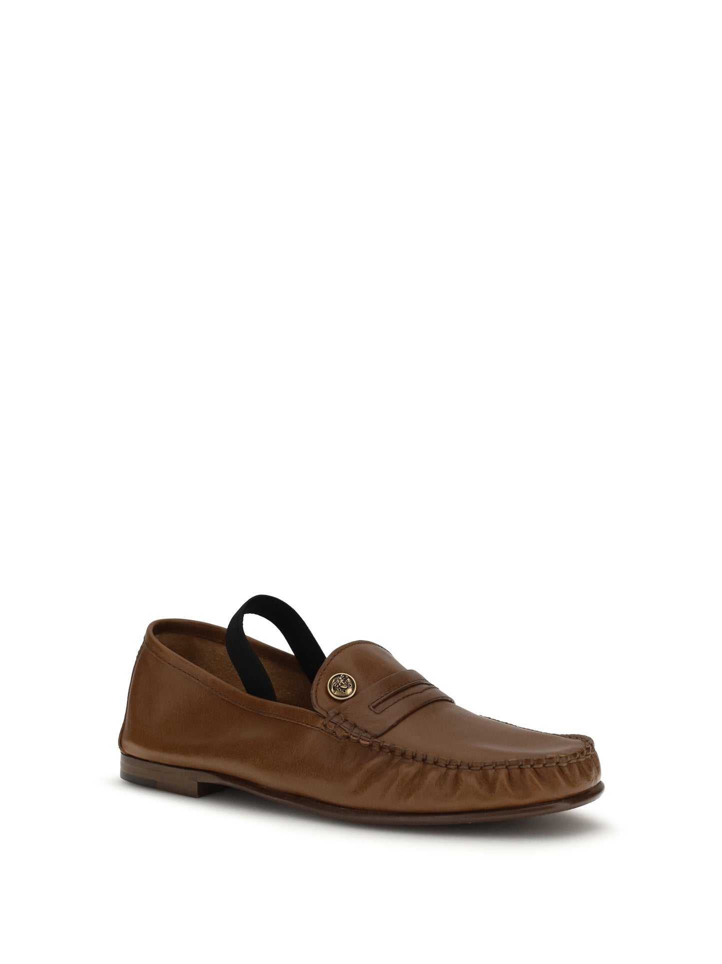 VERSACE Leather Loafers