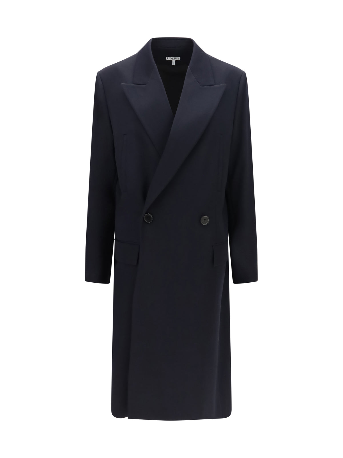 Loewe Wool Coat - Dark Navy