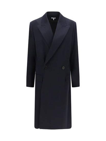 Loewe Wool Coat - Dark Navy