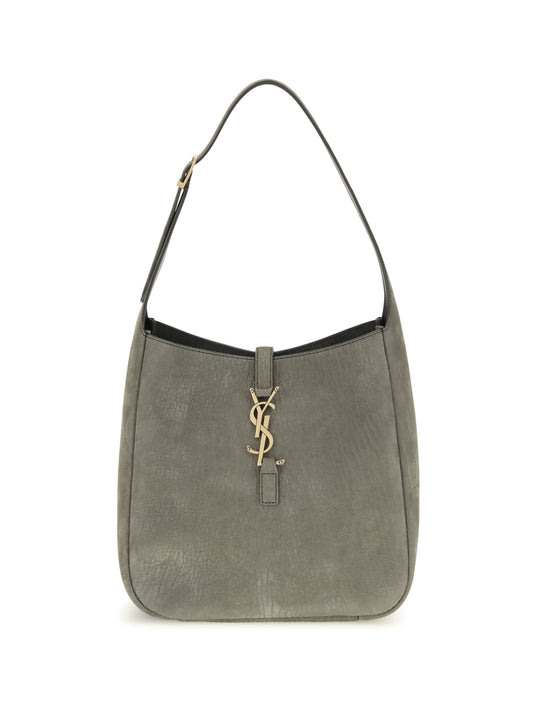 SAINT LAURENT 5 À 7 Supple Shoulder Bag in grained nubuck