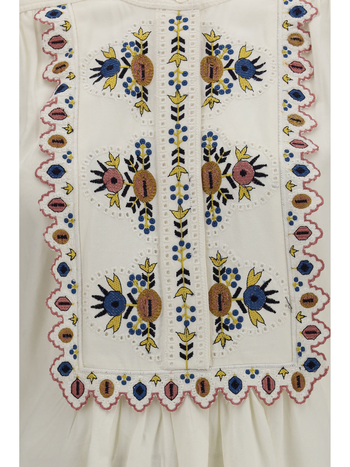 Marant Étoile Monique embroidered Top - Ecru