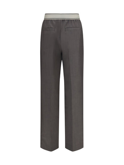 Versace Wool and mohair Pants - Cold Grey