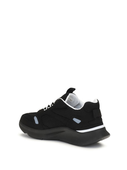 VALENTINO GARAVANI Demivee mesh and suede Sneakers