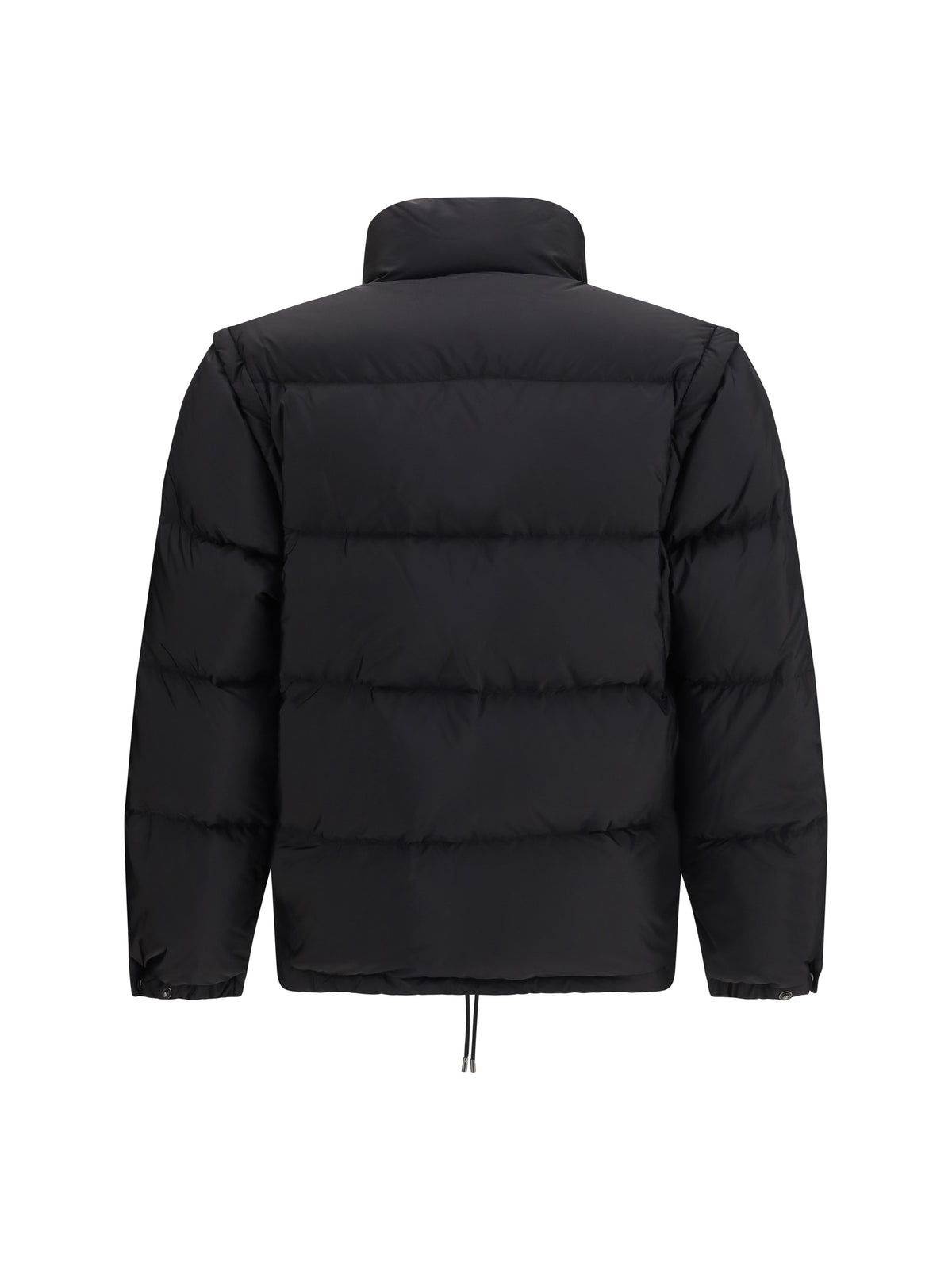 Prada Puffer Jacket Re-Nylon with Triangle Logo - Black