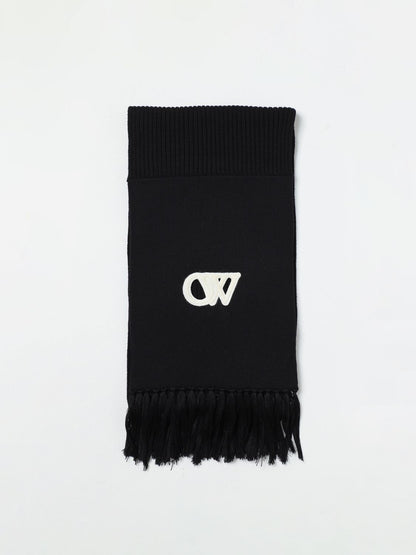 Off White Scarf Woman Black