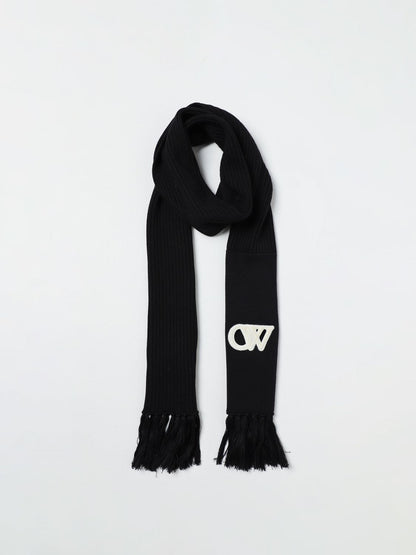 Off White Scarf Woman Black