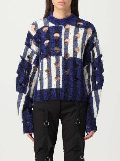 Off White Sweater Woman Blue