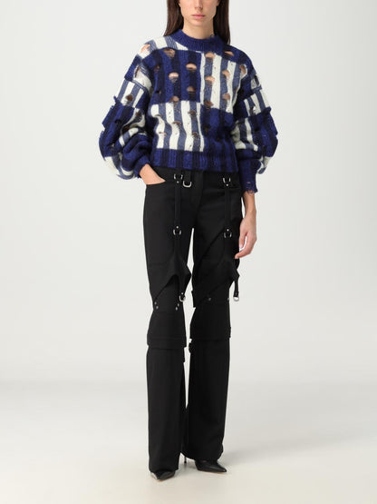 Off White Sweater Woman Blue