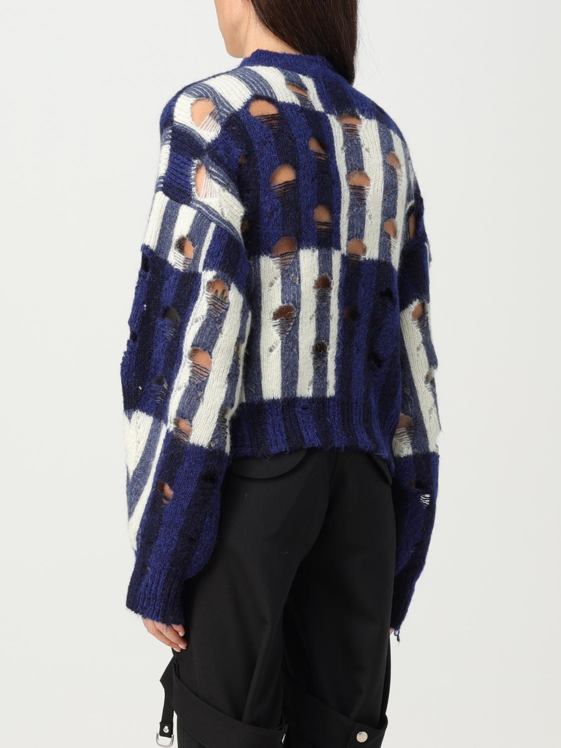 Off White Sweater Woman Blue