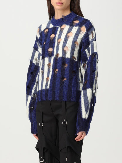 Off White Sweater Woman Blue