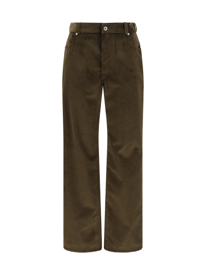 Loewe Cotton corduroy Pants - Brown