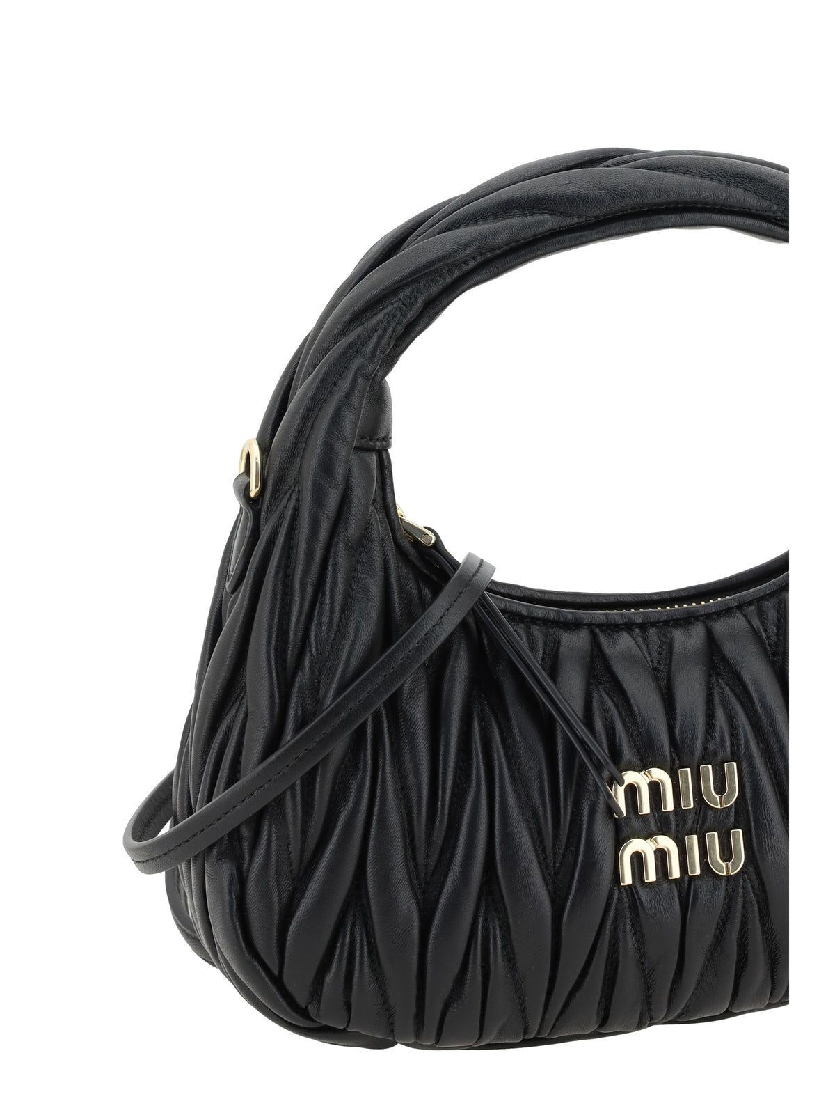 Miu Miu Wandler Hobo Handbag - Black