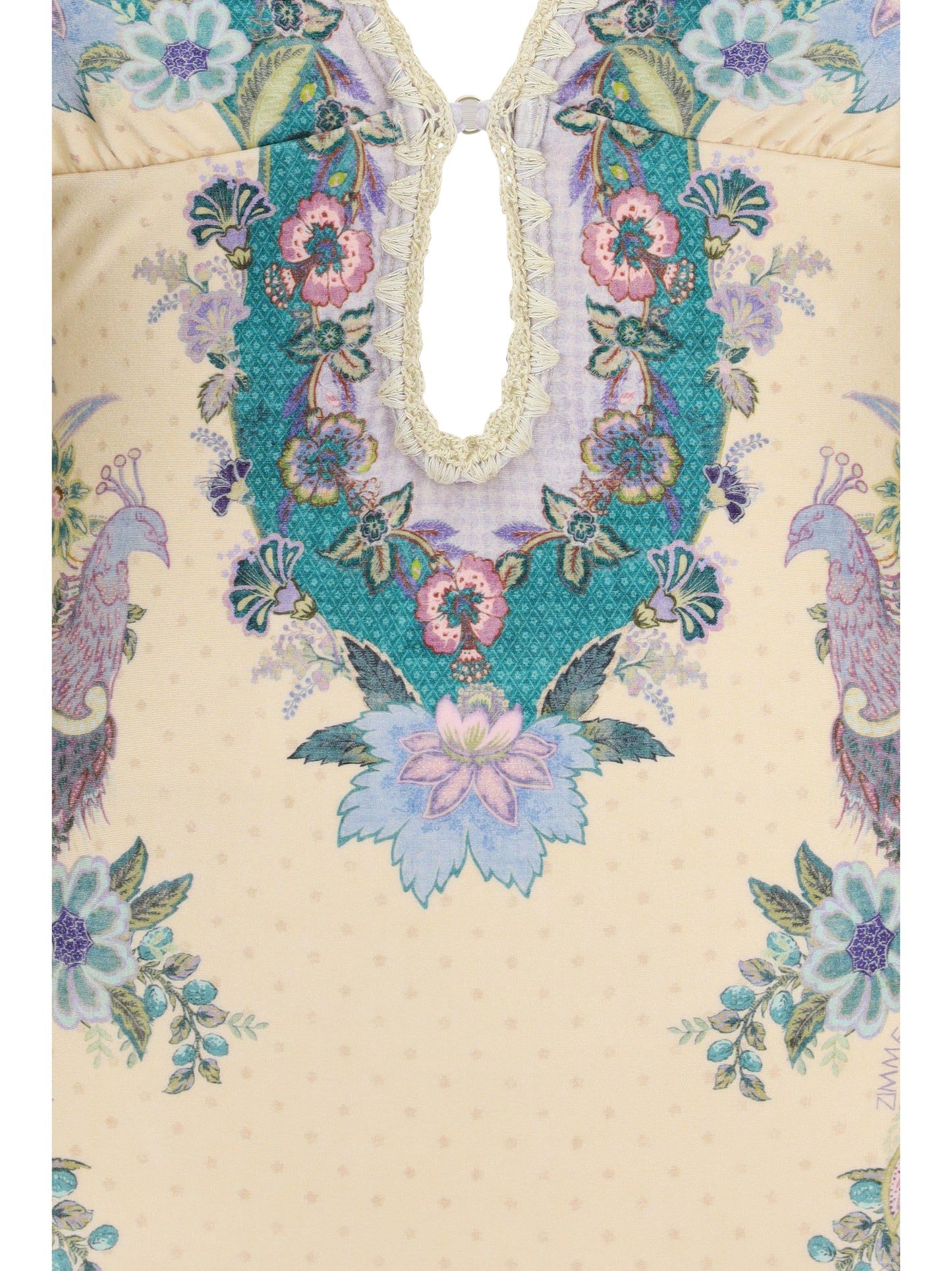 ZIMMERMANN Indra crochet detail One-Piece Swimsuit