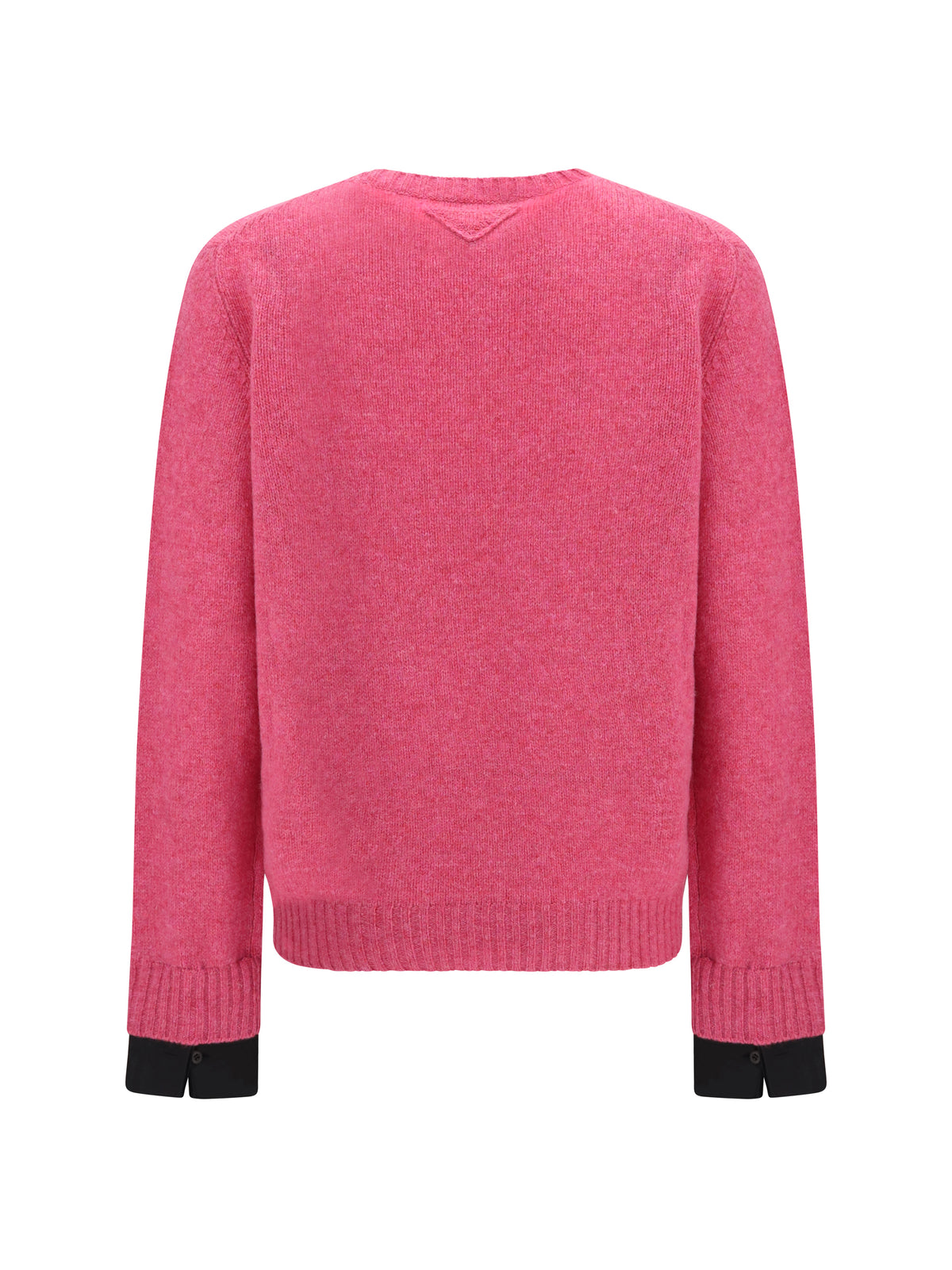 Prada Shetland wool crewneck Sweater - Pink