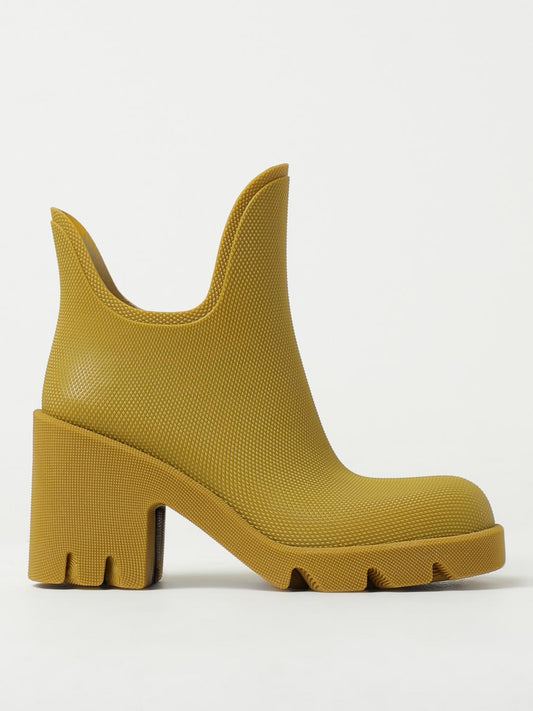 Burberry Flat Ankle Boots Woman Beige