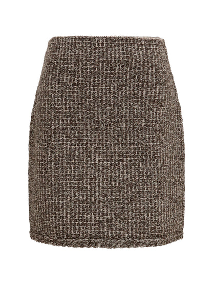 Fabiana Filippi Tweed Mini Skirt - Ebony