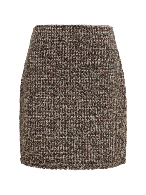 Fabiana Filippi Tweed Mini Skirt - Ebony